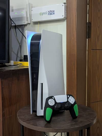 ps5 disc edition with two controllers