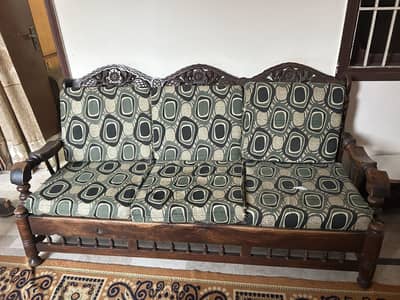 Wooden Sofa Set