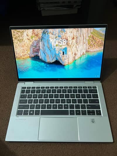 Hp elitebook 1030G7 10th gen X360 touch 8/256 Core i5 10/10