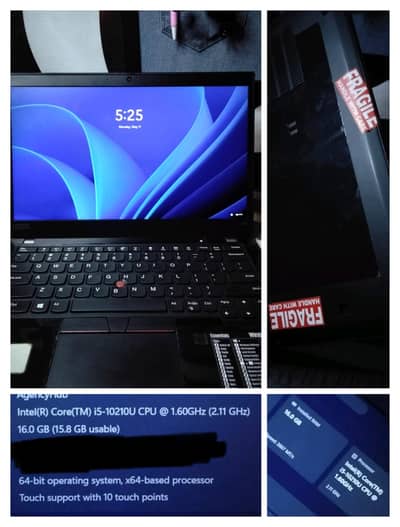 ThinkPad X13, Intel i5/10 Gen, 16GB RAM, 256GB SSD, Slim & Powerful