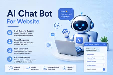 AI Chatbot for Business Websites | 24/7 Customer Support System