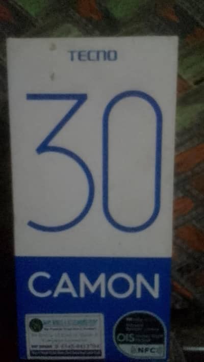 Tecno camon 30 full ok box