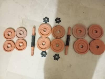 Adjustable Dumbbell Set (2kg to 12kg each) – Home Gym Equipment