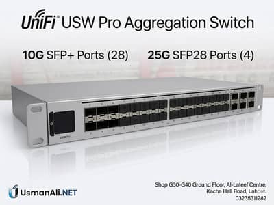 Unifi Hi-Capacity Aggregation Switch 10G/25G USW-Pro-Aggregation