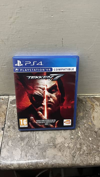 Tekken 7 ps4 game cd disk