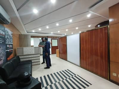 1650 Square Feet Brand New Commercial Property Full Furnished Corporation Office For Rent At Main Boulevard Gulberg 3 Lahore