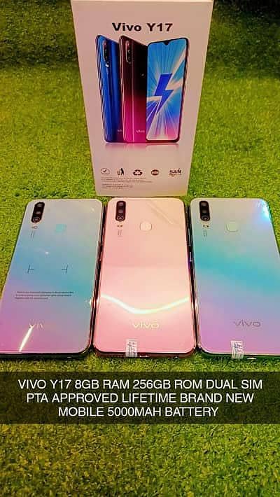 VIVO Y17 8GB/256 DUAL SIM PTA APPROVED LIFETIME