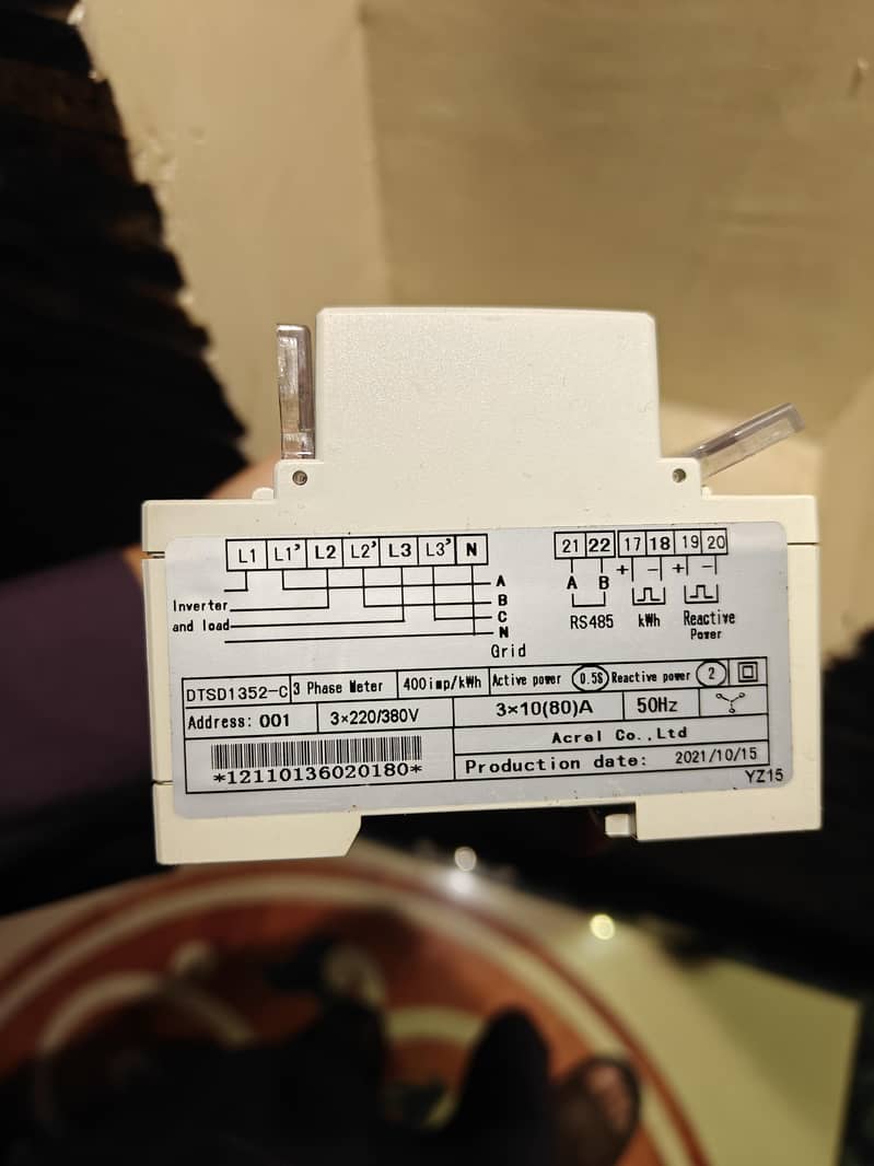 zero export device, 3 phase smart energy meter 1