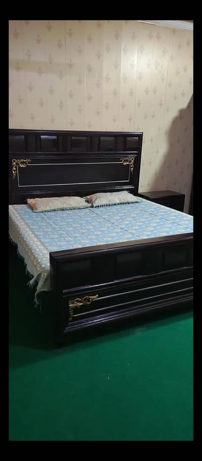 Bed With side Tables for sale