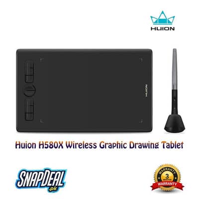 HUION Inspiroy H580X, 8x5 Inch Digital Graphics Tablet