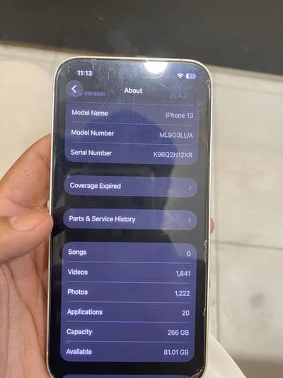Iphone 13 non pta jv 256gb