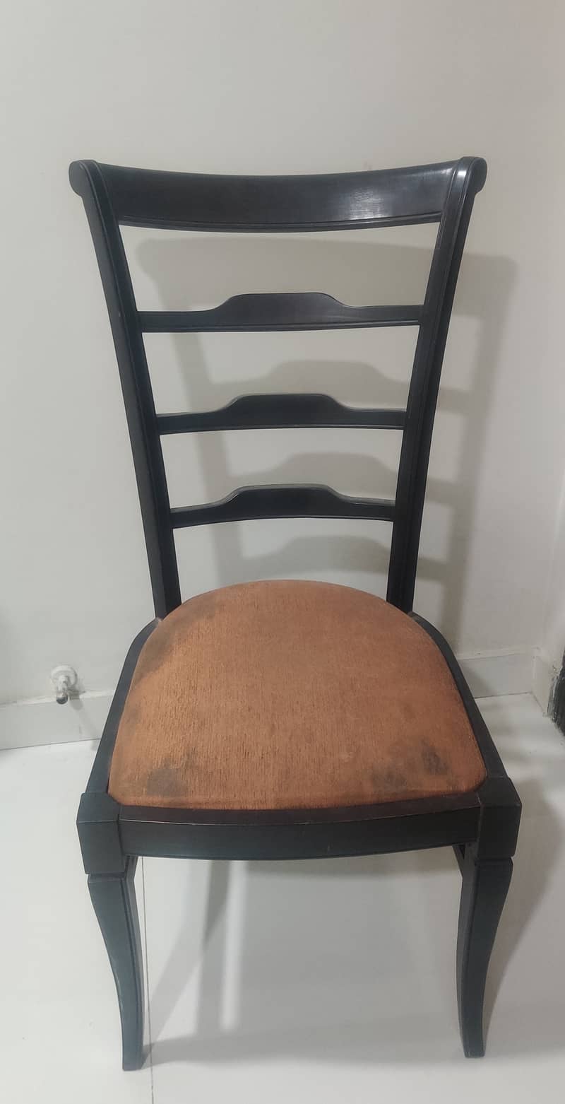 Study Table, Ikea Lack Side Table, Desktop Table & Steel/Wooden Chairs 10