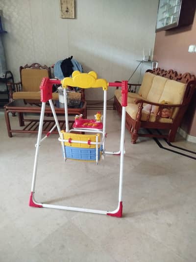 kids swing multi coloured