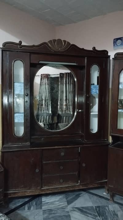 Pure Wooden Dressing & Showcase for Sale | Urgent Sale