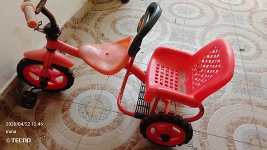 pink bicycle