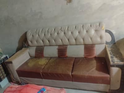 5 sitar sofa saf halat ka ek 3 sitar ek 2 sitar