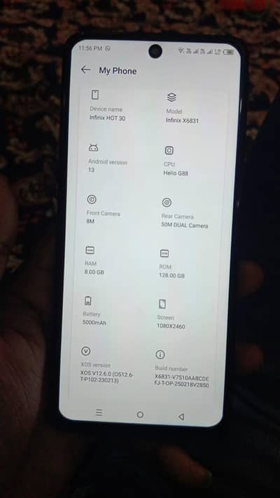 Infinix Hot 30 Official PTA APPROVE