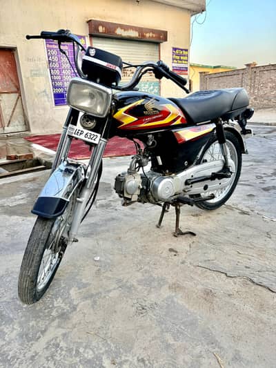 honda cd 70 good conditon company enjion pack