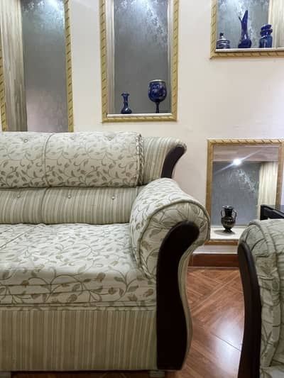 7-Seater Sofa Set for Sale | Good Condition | Comfortable & Sturdy