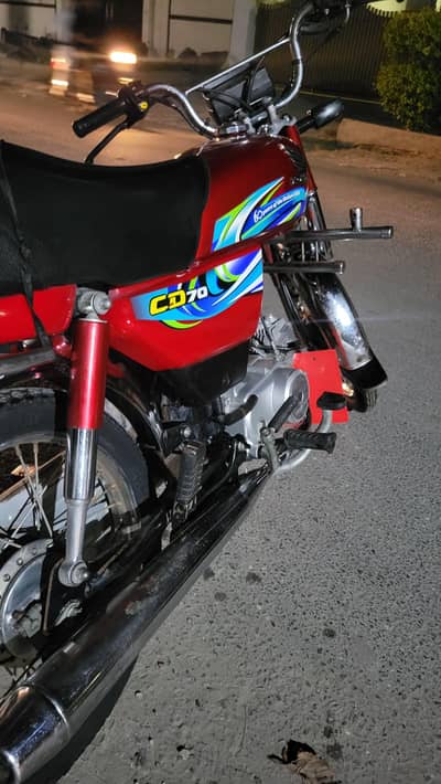 honda cd 70 2024 1st owner only 8881 driven