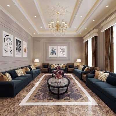 Home Interiors and Renovation work, ceiling work, tile work, paint wor