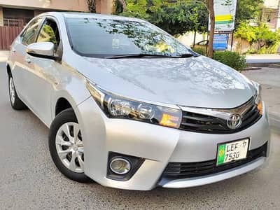 Professional driver available with Toyota gli 17 model car