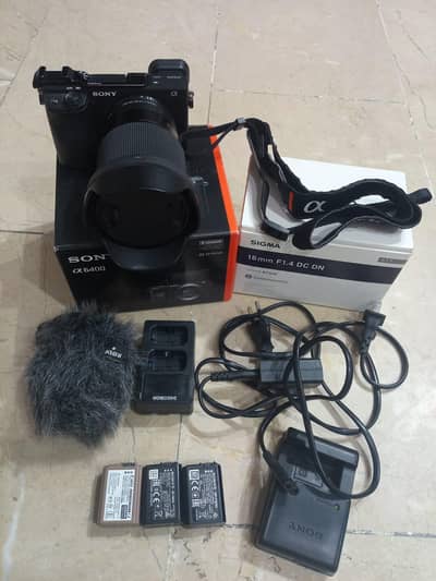 sony 6400+sigma 16mm