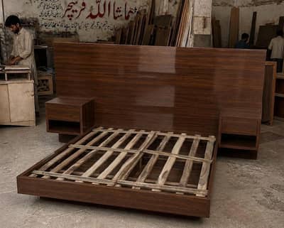 Wood Floating Low Profile Bedset for sale