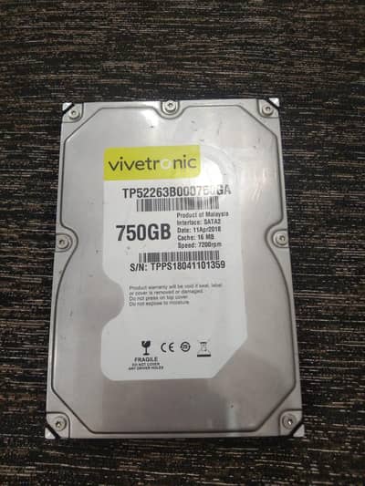 Hardisk 750 GB