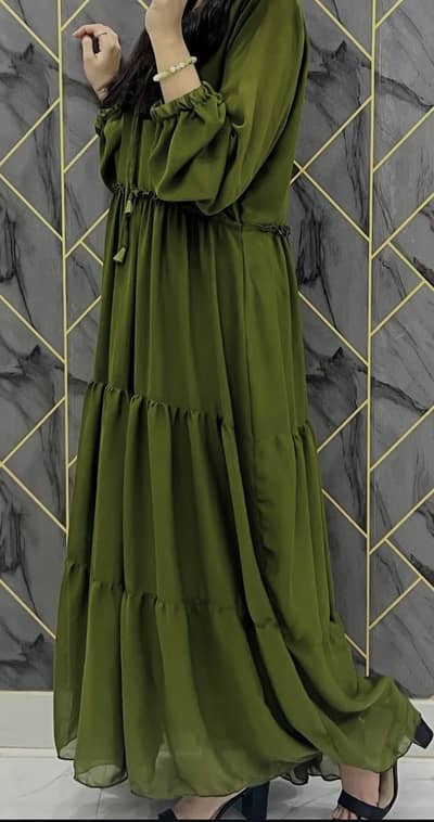 Fern green floral from