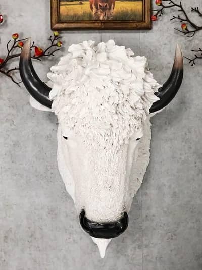 Taxidermy Animal Head Wall Decor - Handmade Farmhouse Decor