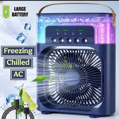 4in1 Rechargeable Mist Fan Air Conditioner Big Size
