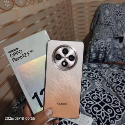 Reno 12f   5g  12/256  with box  03074345251