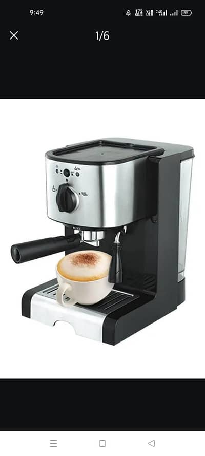 Cappuccino Machine With 15 Bar 1.25 L 1470 W CM4637-CB Multicolour