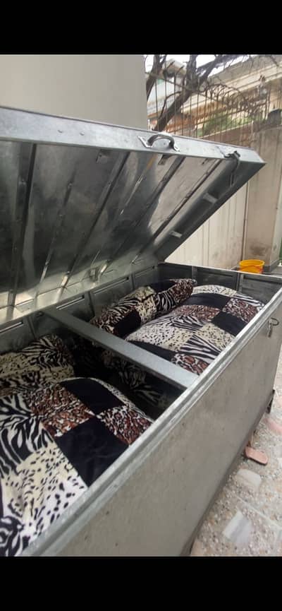 Large steel trunk for sale