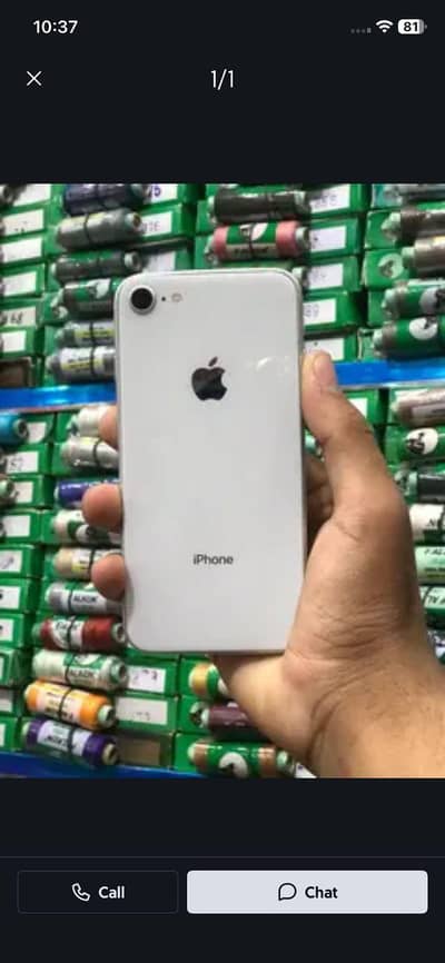 iphone 8 128GB full box Whatsapp no 03291198929