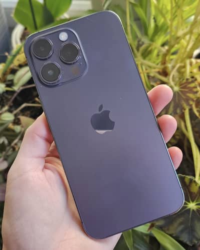14 pro max 256 gb PTA approved deep purple