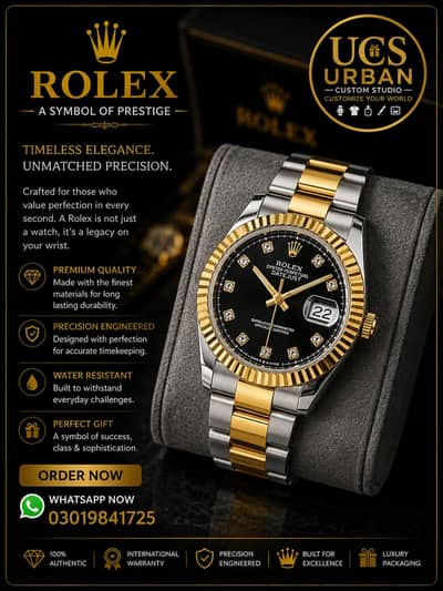 ⌚ Luxury Rolex Watch – Timeless Elegance & Premium Style