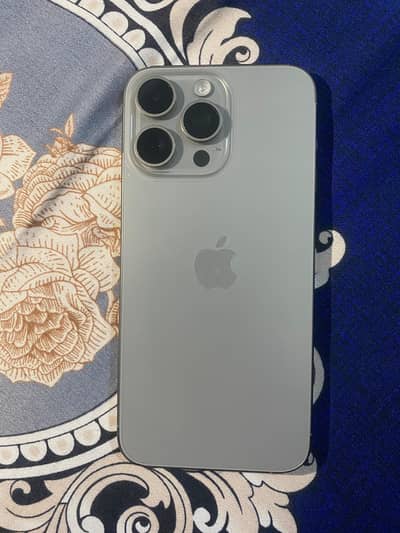 IPhone 15 pro max | natural titanium | with box