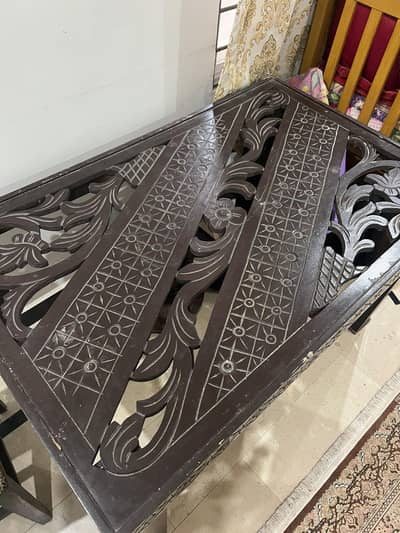 wooden dining table 3 chairs