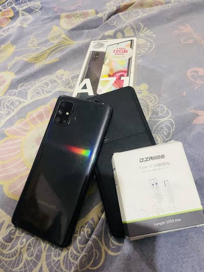 Samsung a71 official pta approve 8/128 with box