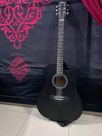 Washburn Black Acoustic Guitar