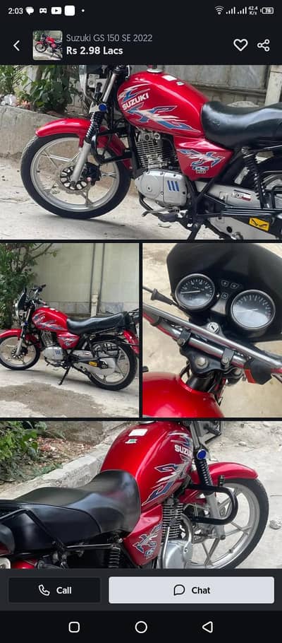 SUZUKI GS 150 SE  spacial edition. . . 2022 model 10/10