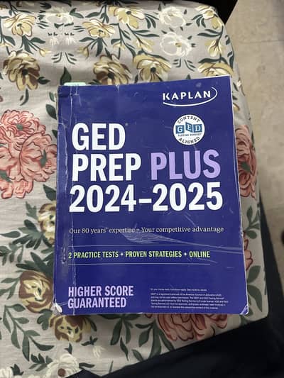 Kaplan GED Prep Plus Book – Used but Very Helpful for Exam