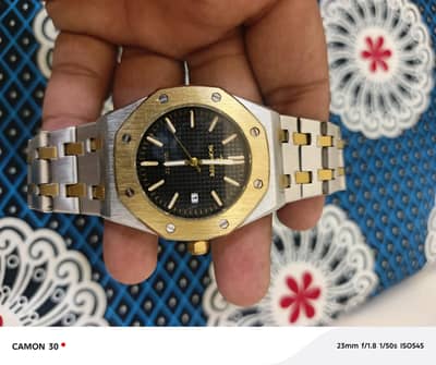 Royal Oak Style Two Tone Watch