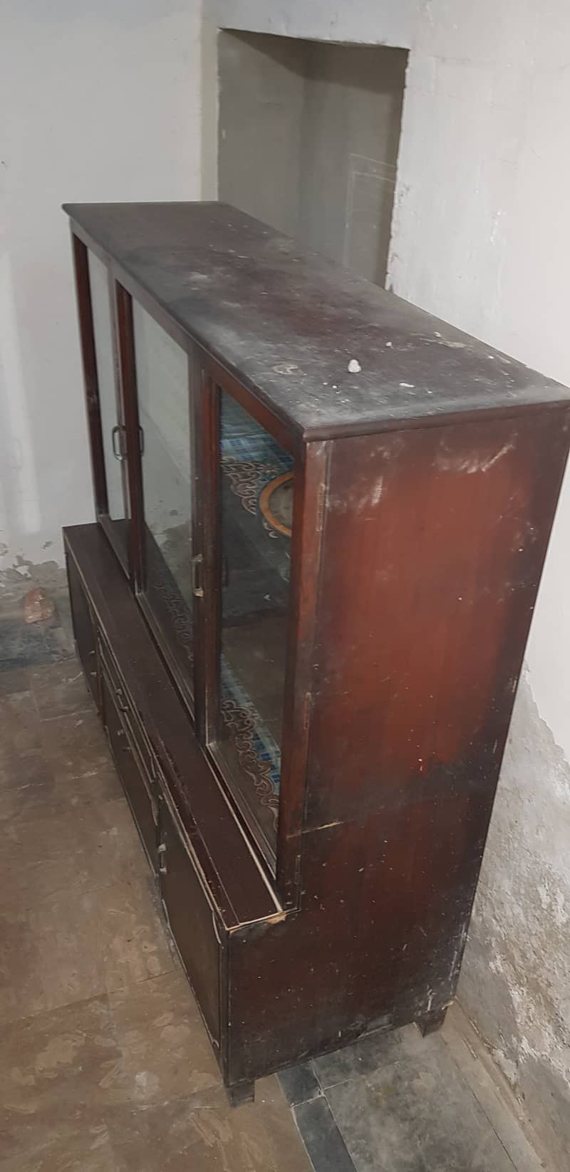 Showcase pure solid wooden 0