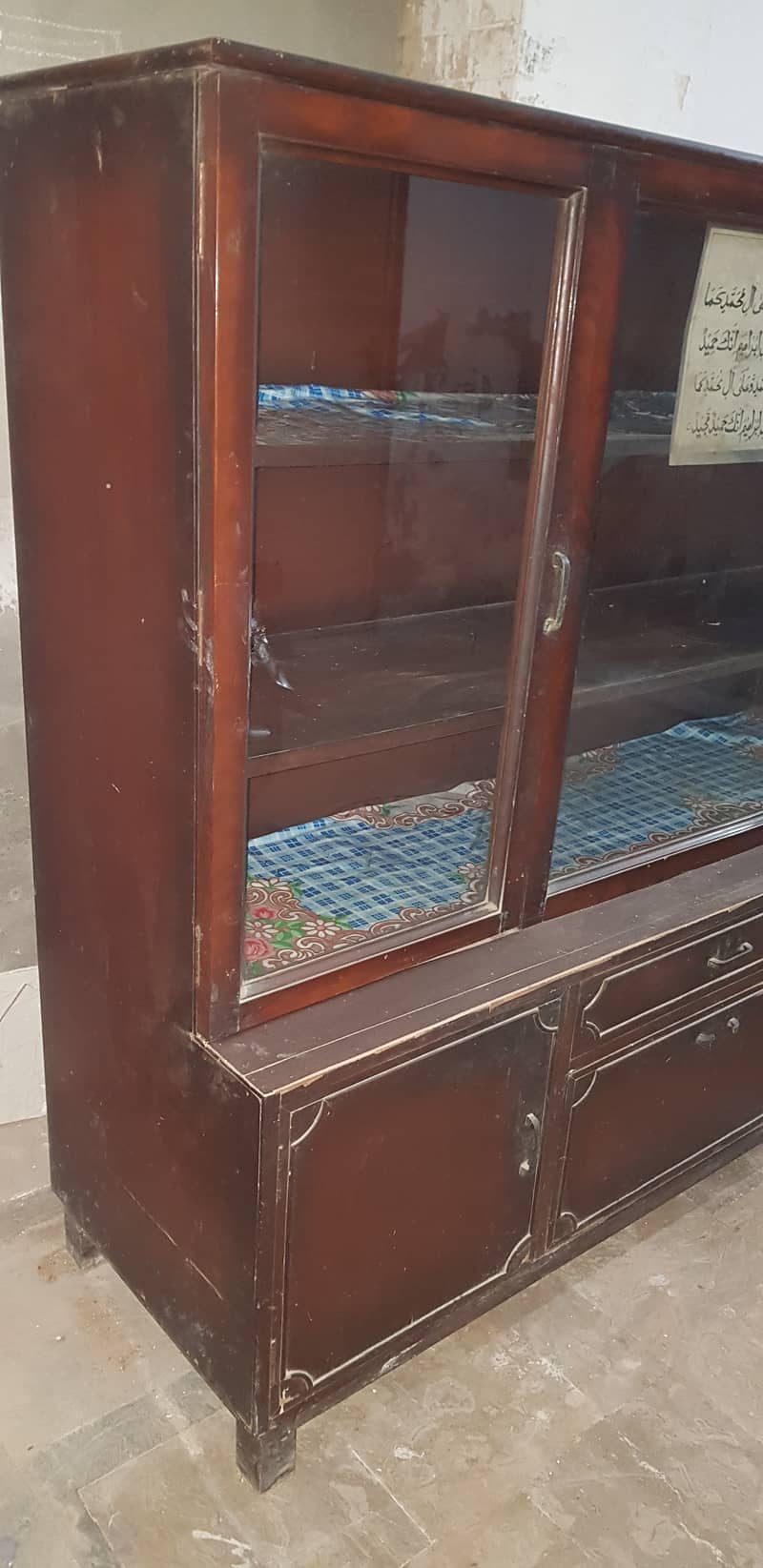 Showcase pure solid wooden 2