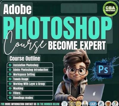 computer & photoshop course.