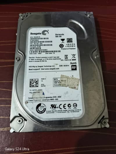 500GB Computer Hard Drive Not Working