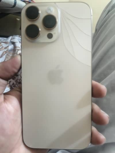iphone 16 pro max pta 512 back thori crack